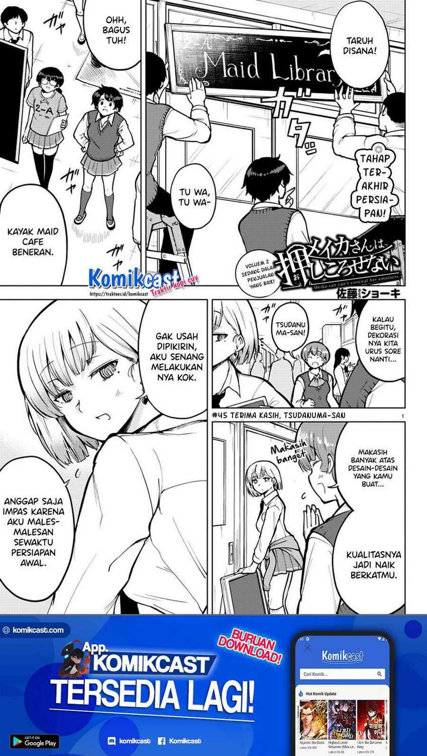 Meika-san Can’t Conceal Her Emotions Chapter 45 - halaman 2