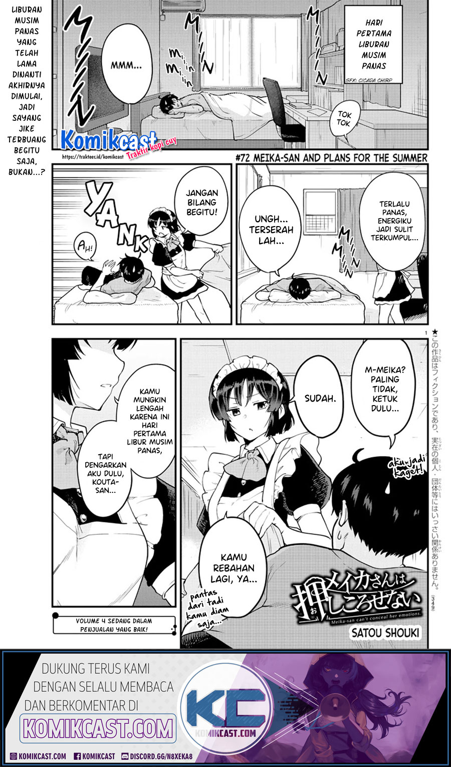 Meika-san Can’t Conceal Her Emotions Chapter 72 - halaman 2
