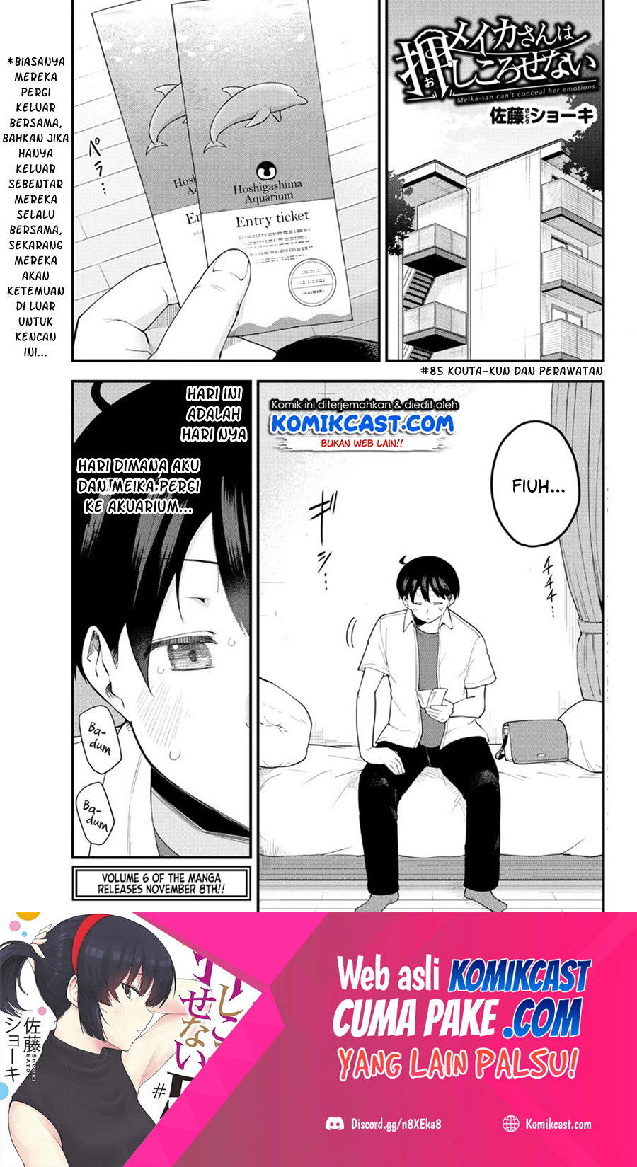Meika-san Can’t Conceal Her Emotions Chapter 85 - halaman 2
