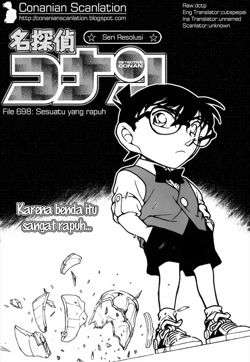 Meitantei Conan Chapter 698 - halaman 1