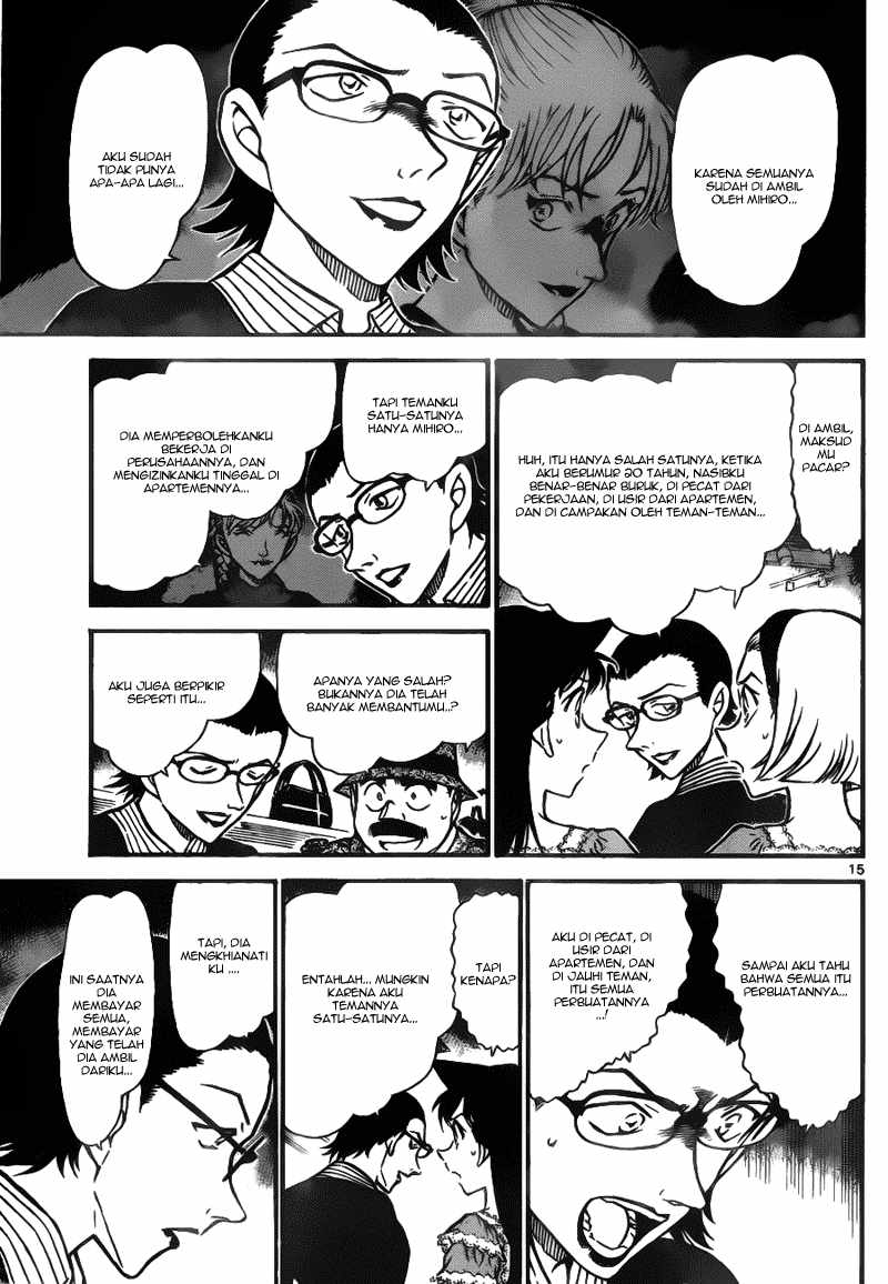 Meitantei Conan Chapter 698 - halaman 15