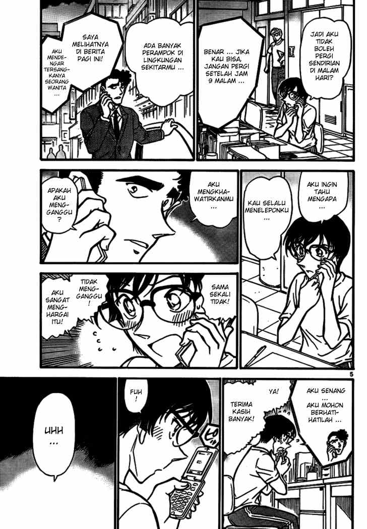 Meitantei Conan Chapter 705 - halaman 5
