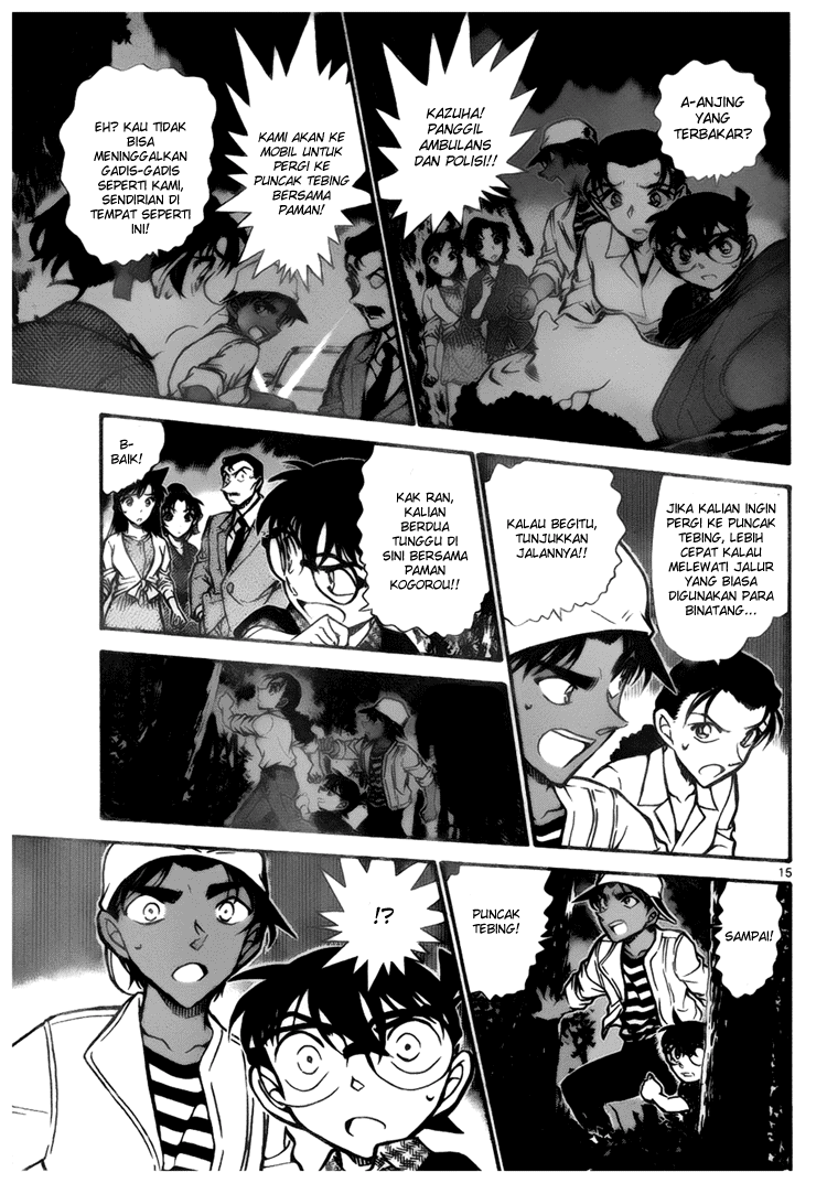 Meitantei Conan Chapter 736 - halaman 15