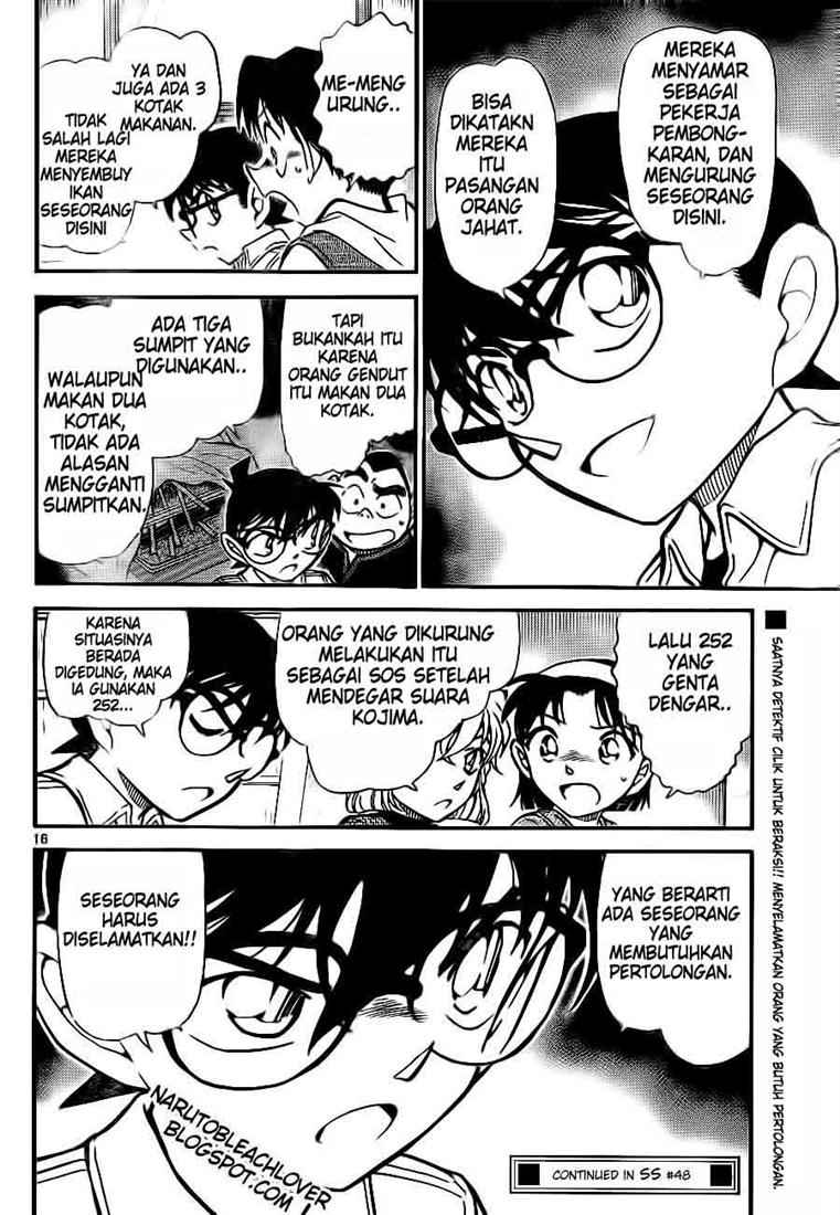 Meitantei Conan Chapter 753 - halaman 17