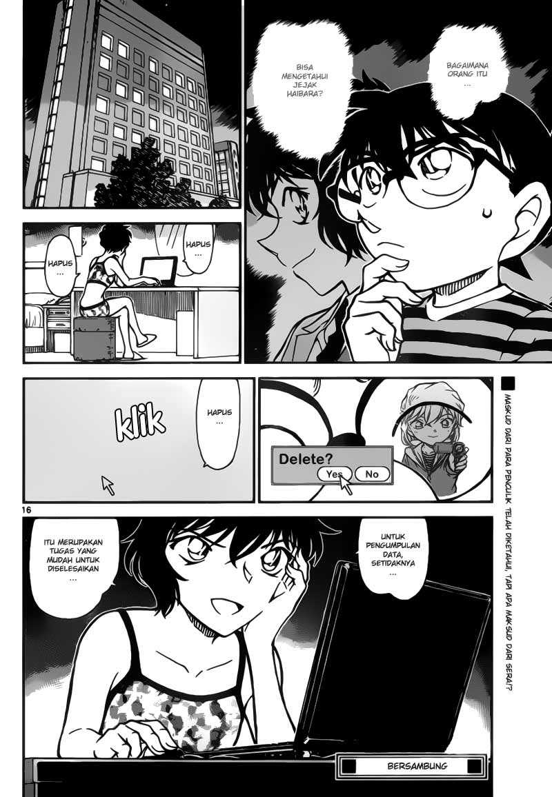 Meitantei Conan Chapter 777 - halaman 16