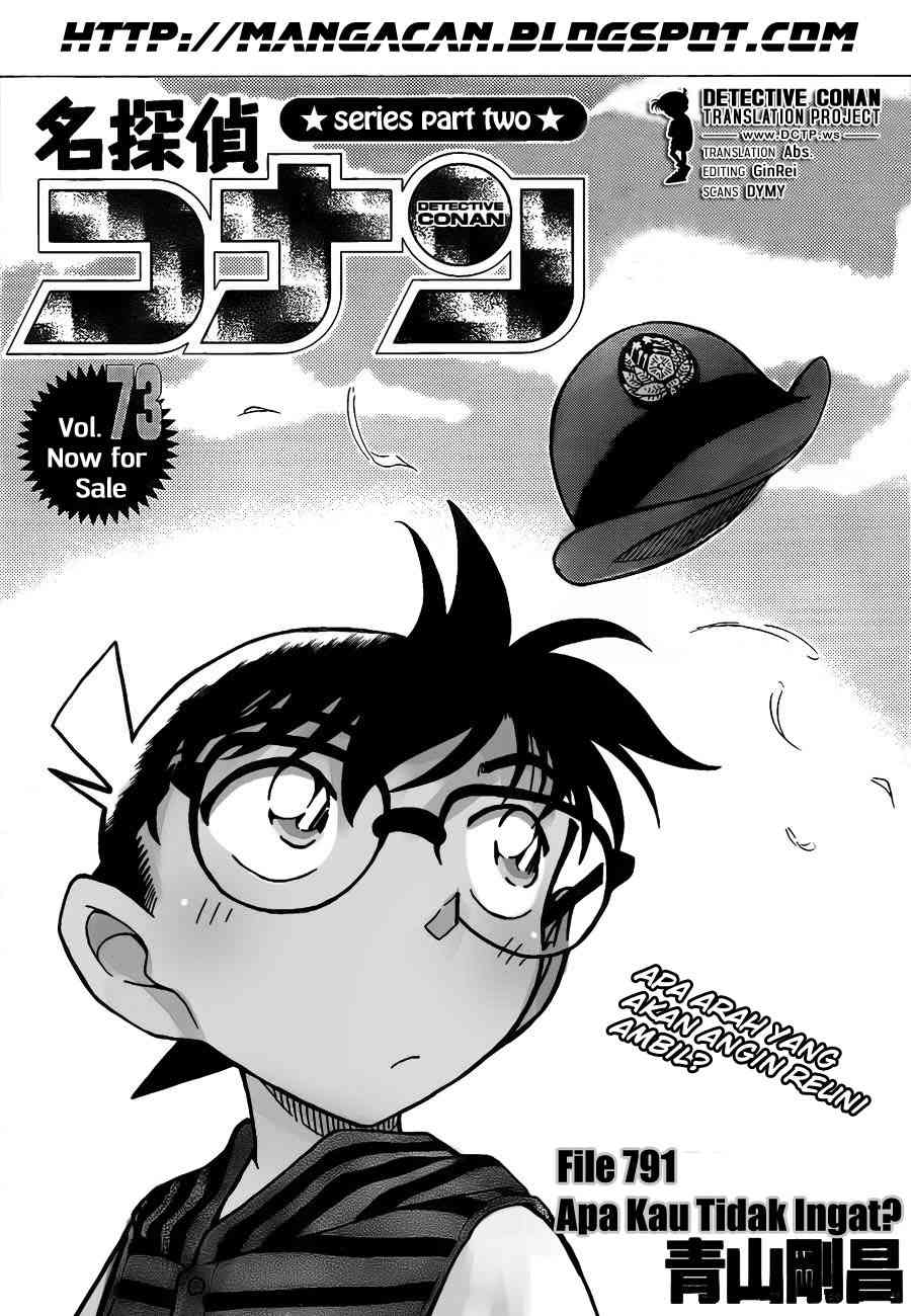 Meitantei Conan Chapter 791 - halaman 2