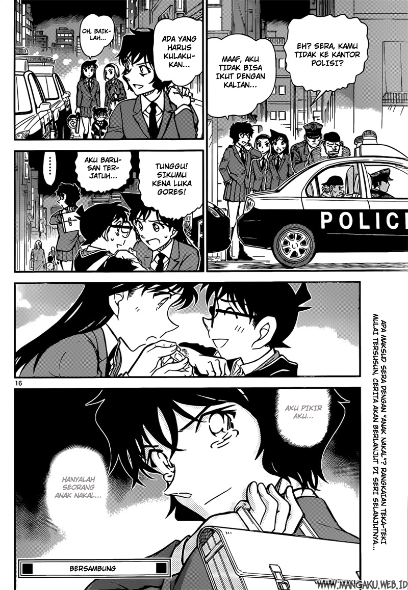 Meitantei Conan Chapter 814 - halaman 16