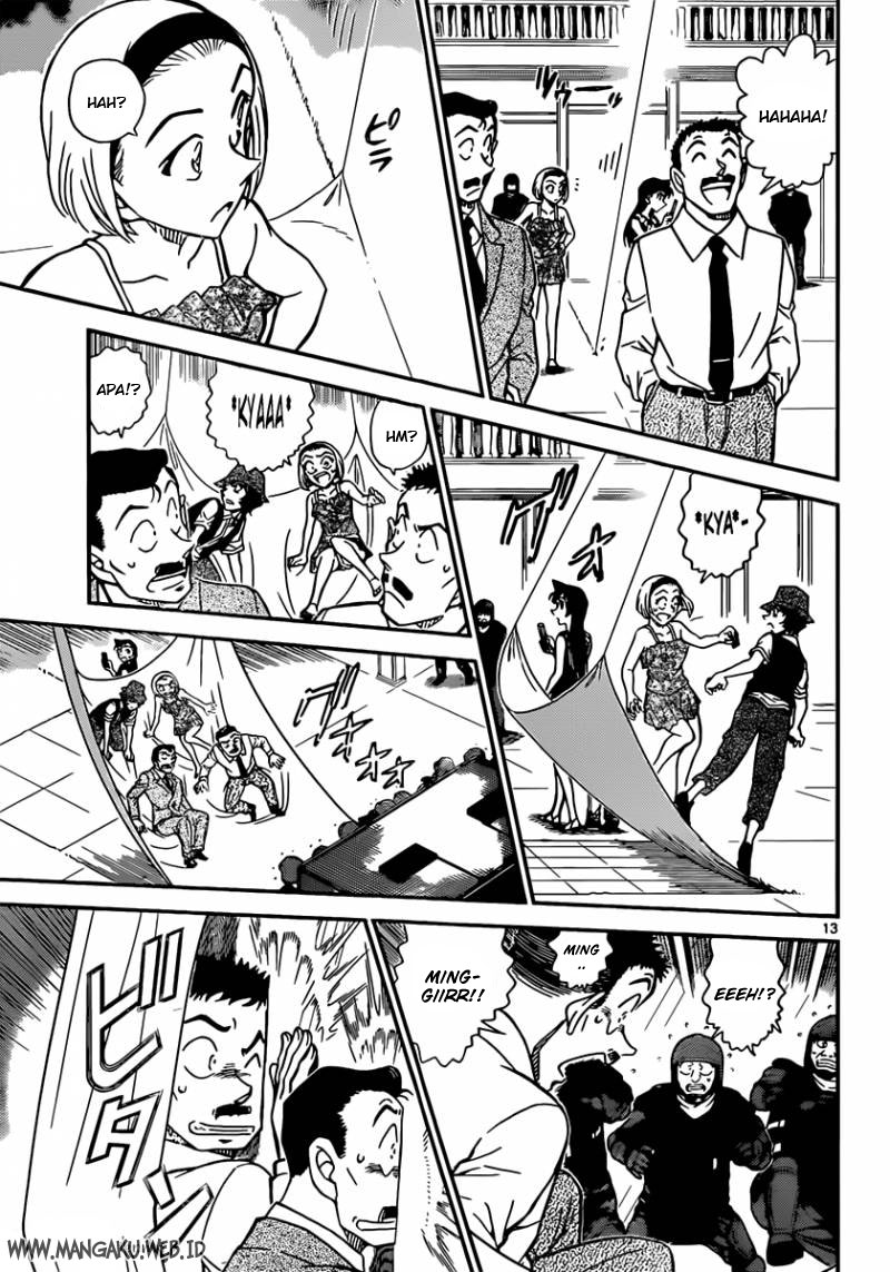 Meitantei Conan Chapter 828 - halaman 13