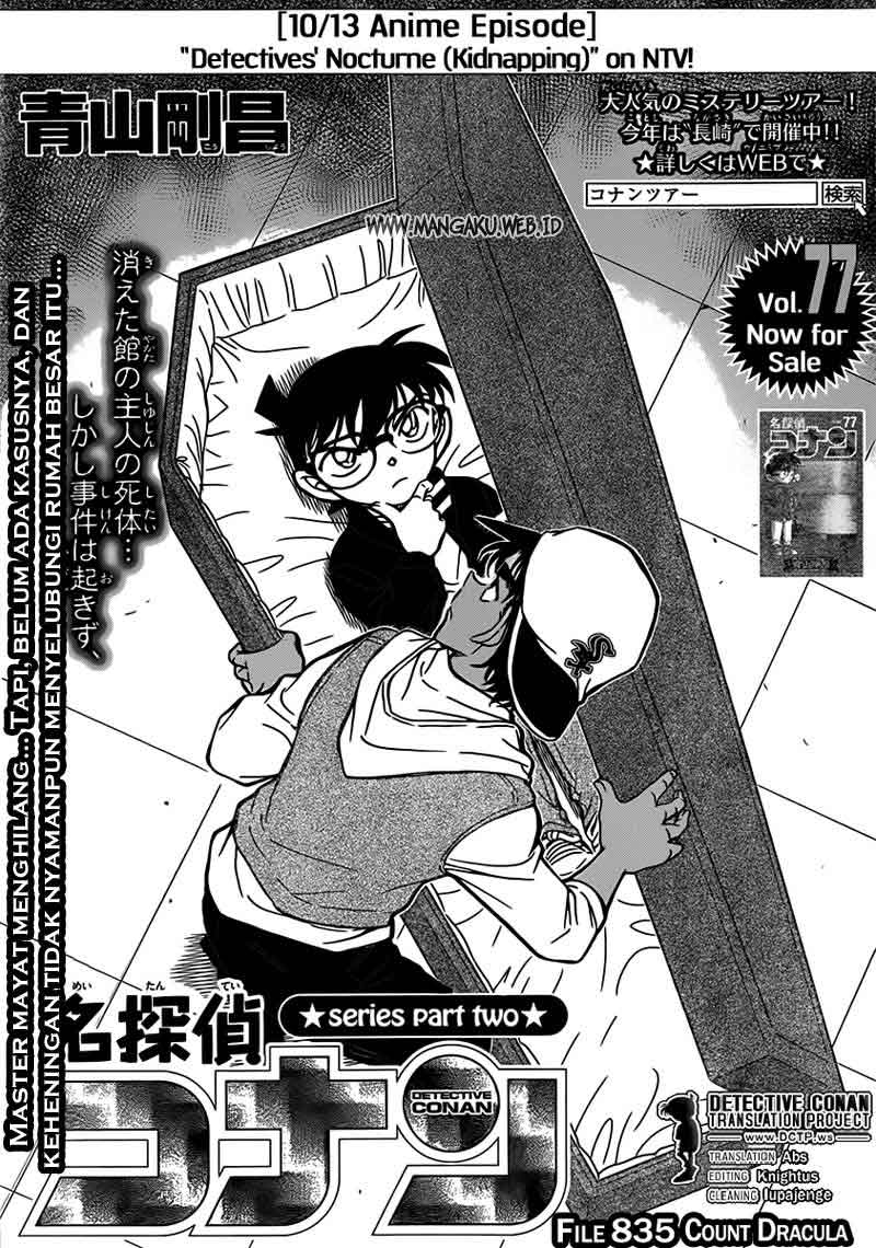 Meitantei Conan Chapter 835 - halaman 2