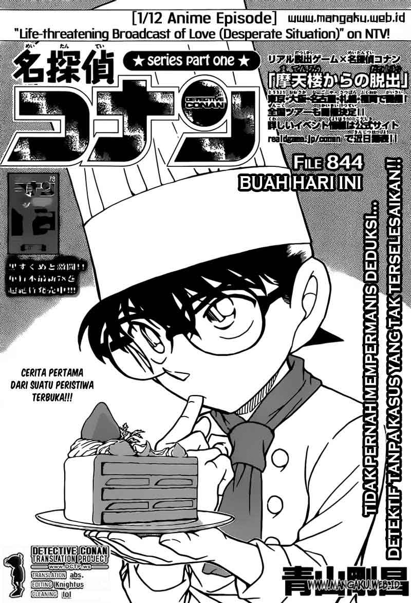 Meitantei Conan Chapter 844 - halaman 2