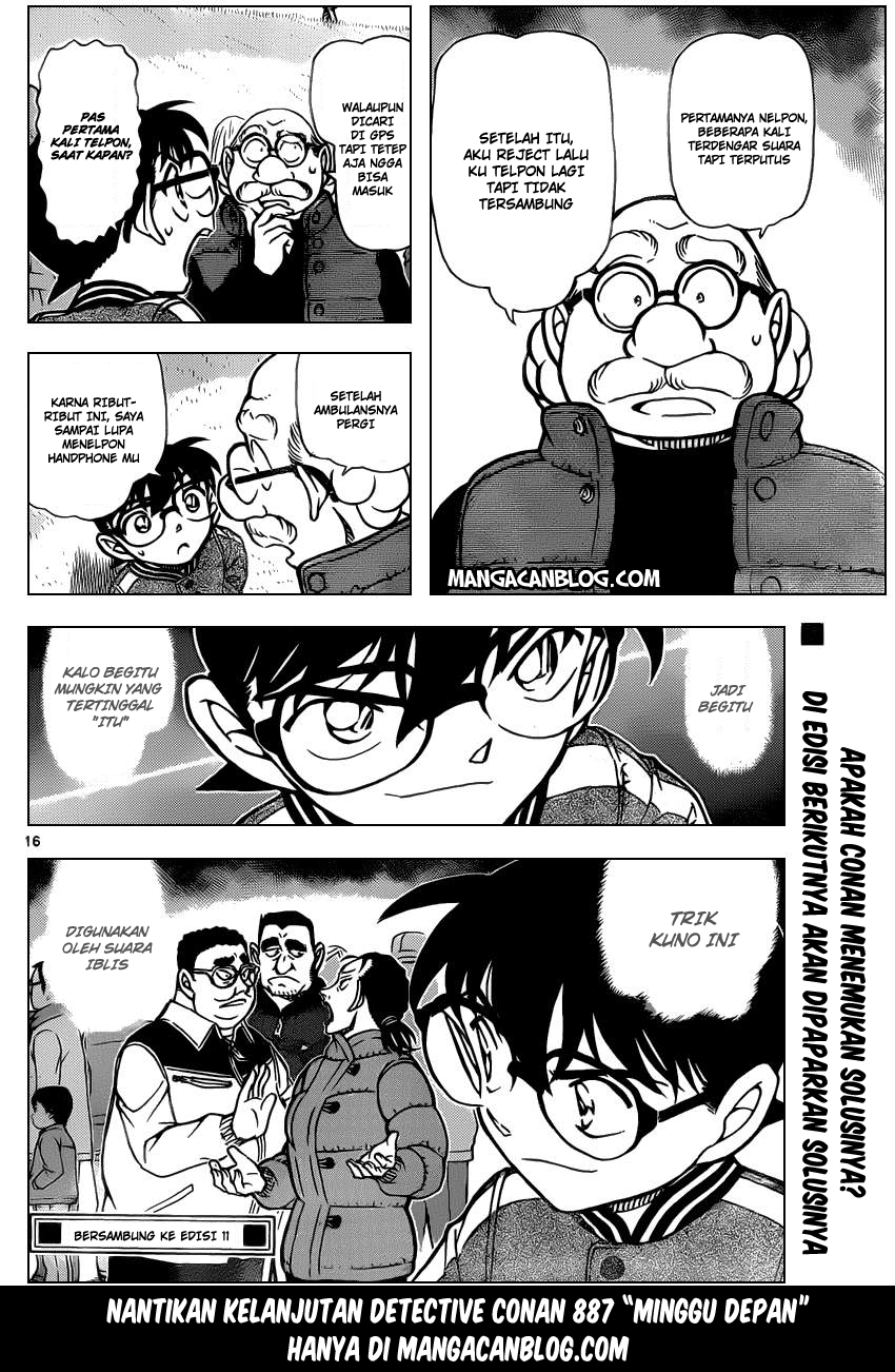 Meitantei Conan Chapter 886 - halaman 17