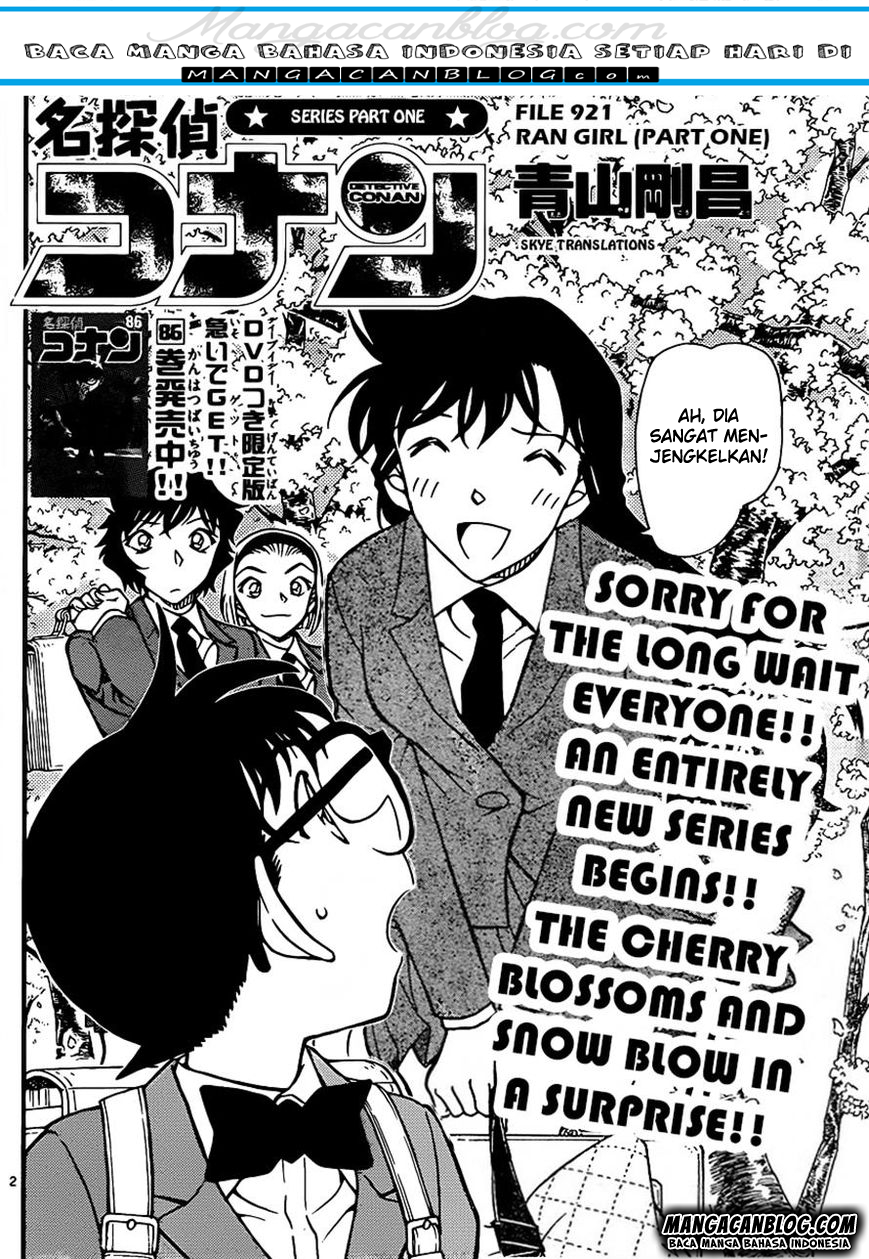 Meitantei Conan Chapter 921 - halaman 3