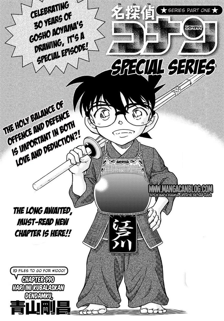 Meitantei Conan Chapter 990 - halaman 2