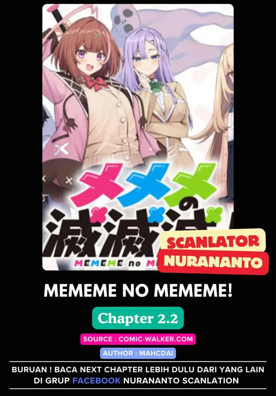 Mememe no Mememe Chapter 2.2 - halaman 1