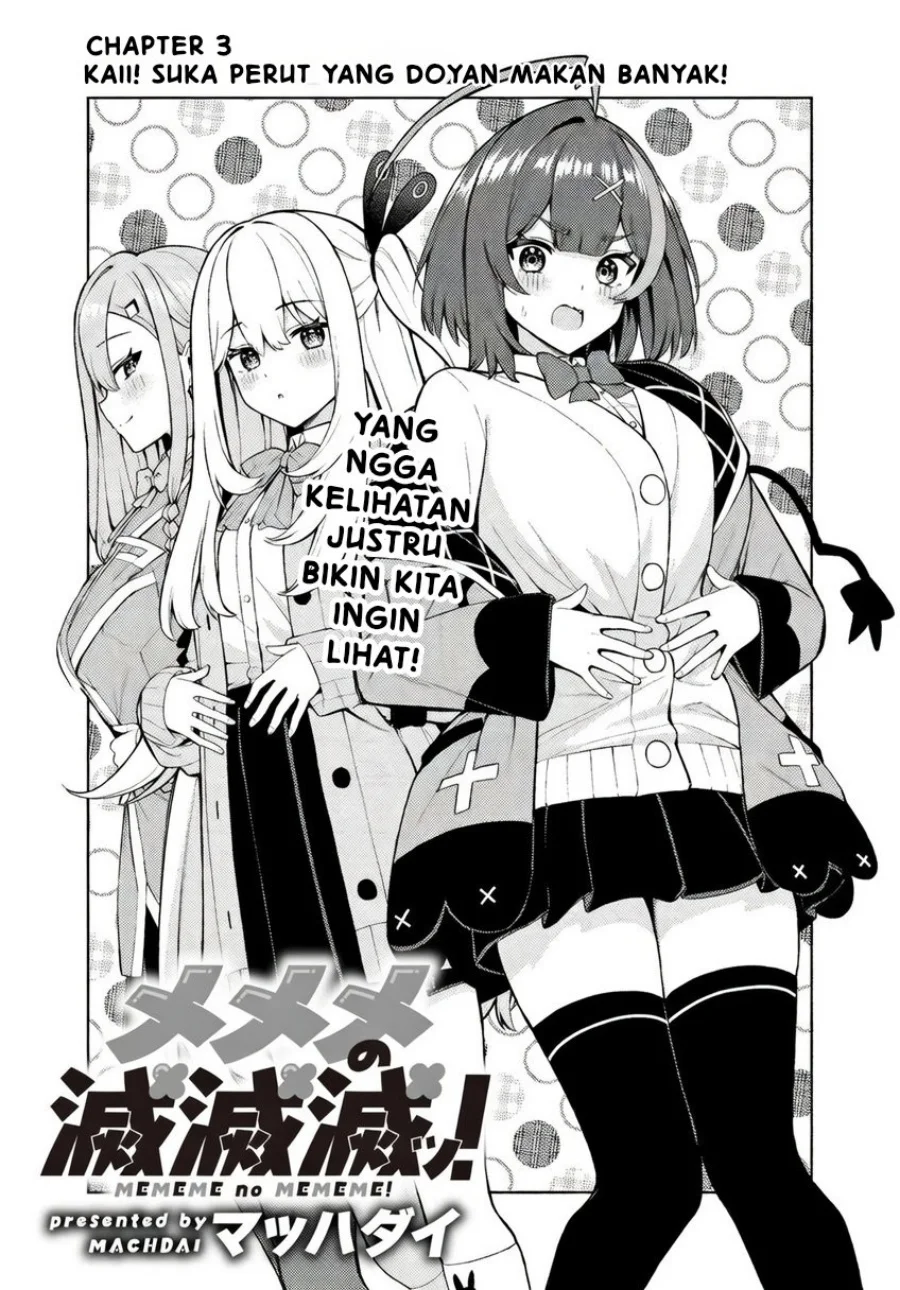 Mememe no Mememe Chapter 3.1 - halaman 2
