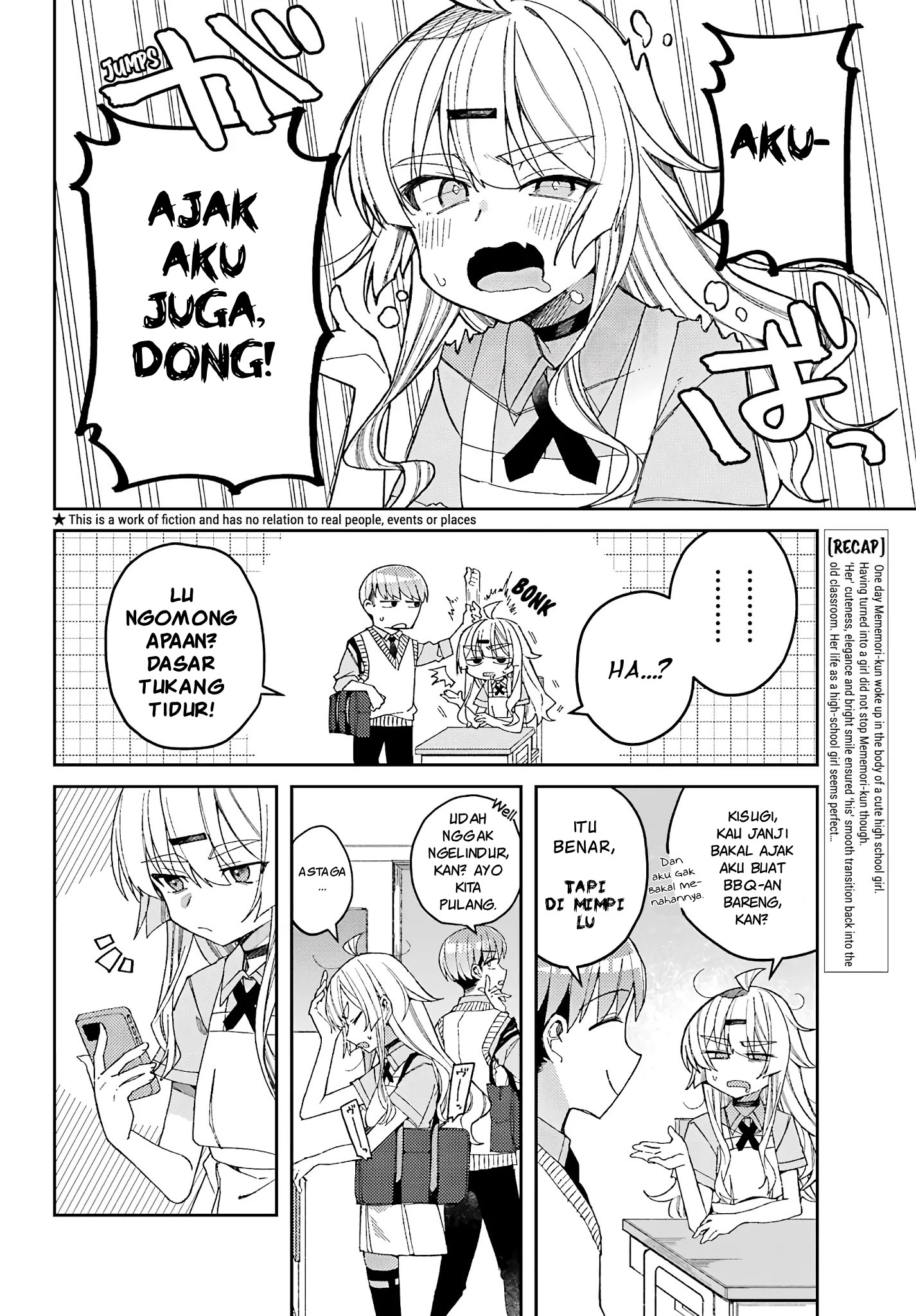 Mememori-kun ni wa Kanawanai Chapter 3 - halaman 2