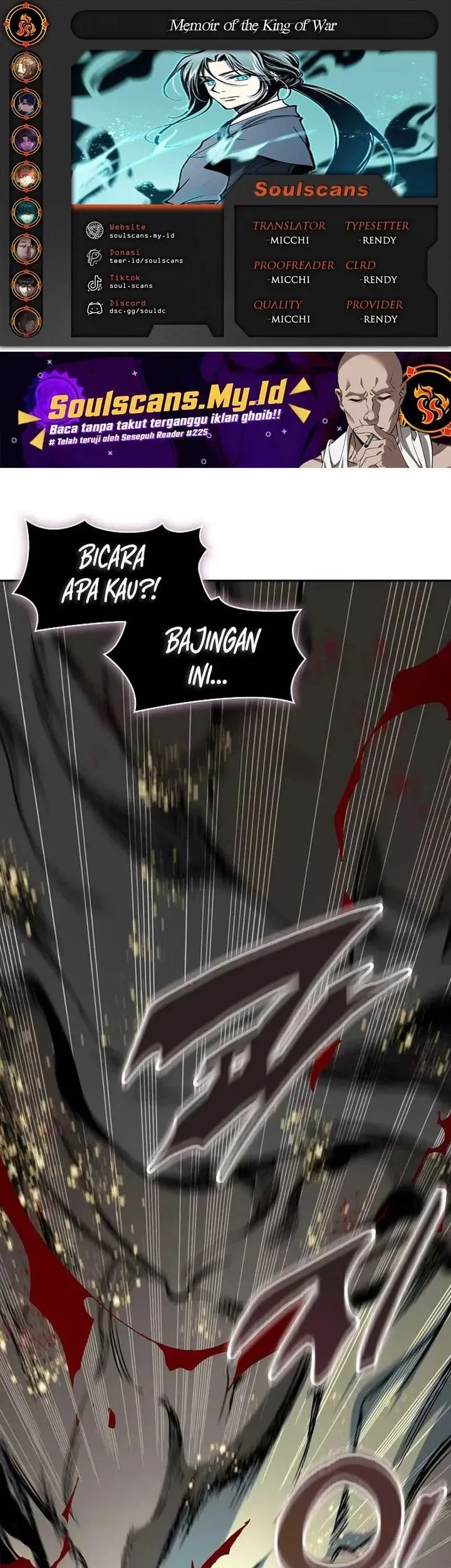 Memoir Of The King Of War Chapter 224 - halaman 1