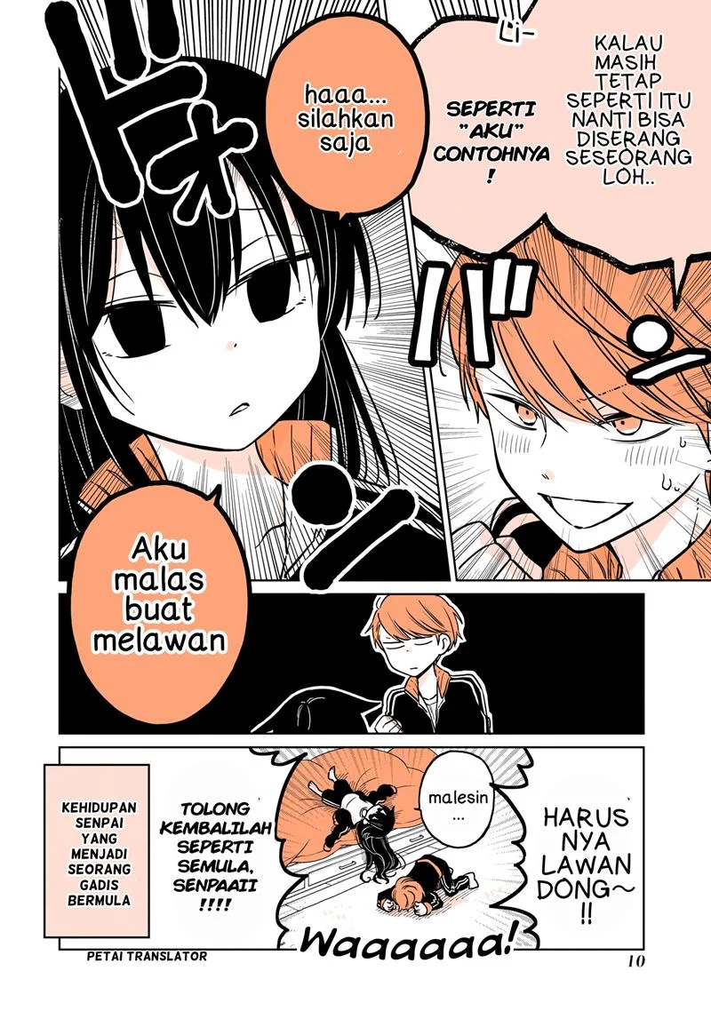 Mendoku Sagari Danshi Koukousei ga Asa Okitara Onnanoko ni Natteita Hanashi Chapter 1 - halaman 10