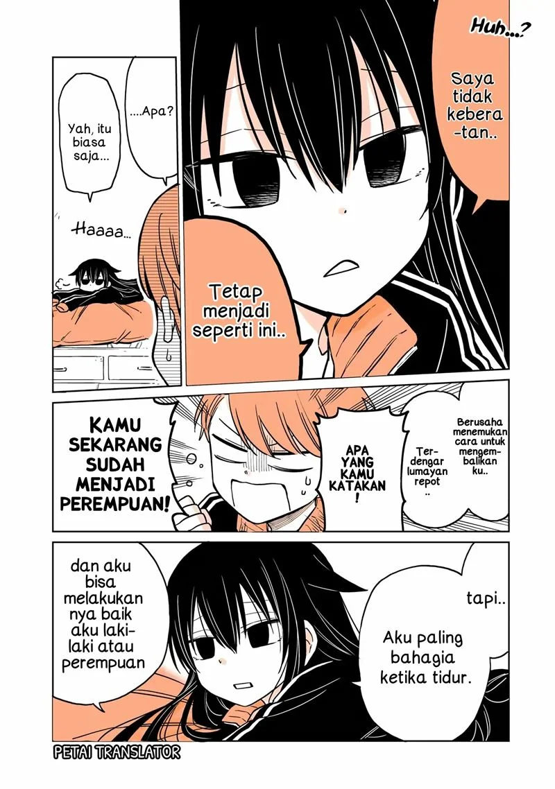Mendoku Sagari Danshi Koukousei ga Asa Okitara Onnanoko ni Natteita Hanashi Chapter 1 - halaman 7
