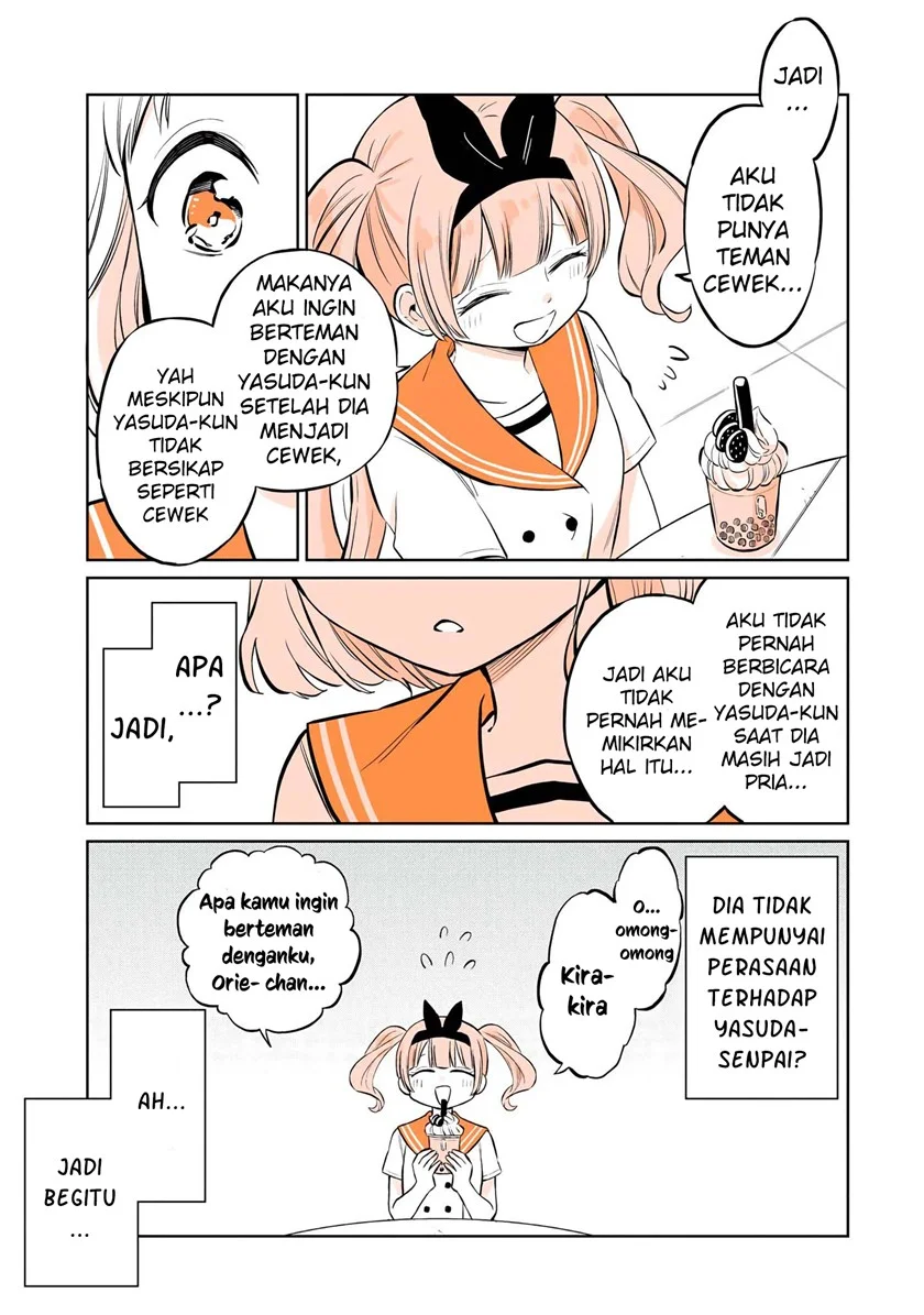 Mendoku Sagari Danshi Koukousei ga Asa Okitara Onnanoko ni Natteita Hanashi Chapter 10 - halaman 16