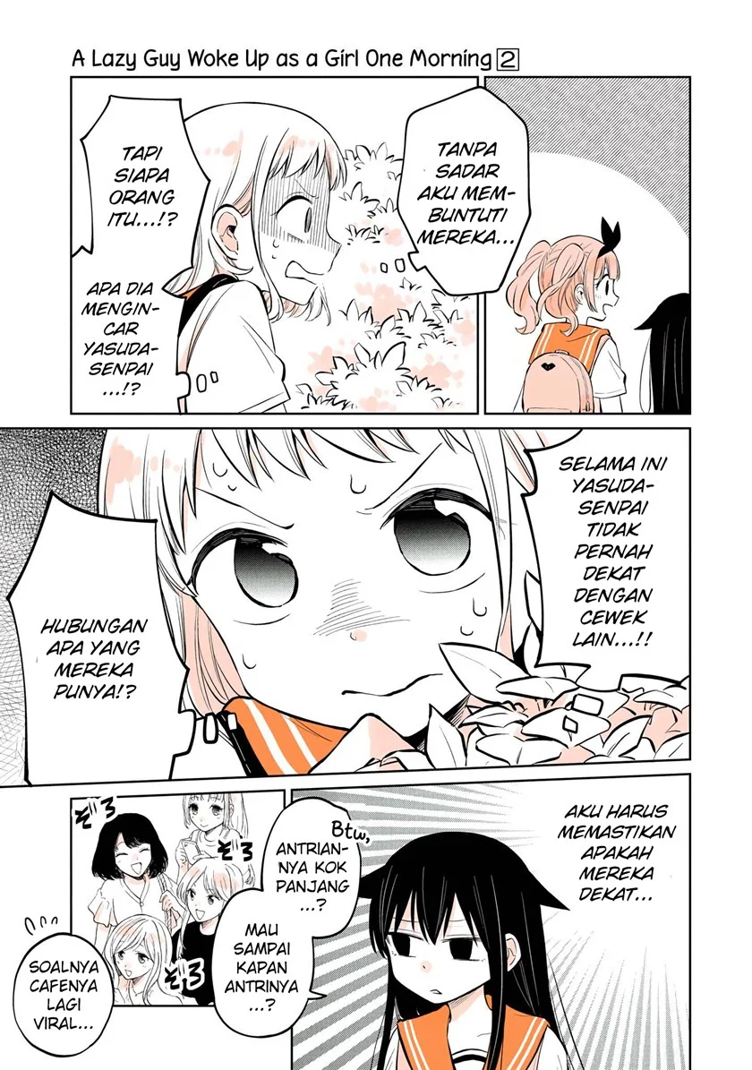 Mendoku Sagari Danshi Koukousei ga Asa Okitara Onnanoko ni Natteita Hanashi Chapter 10 - halaman 8
