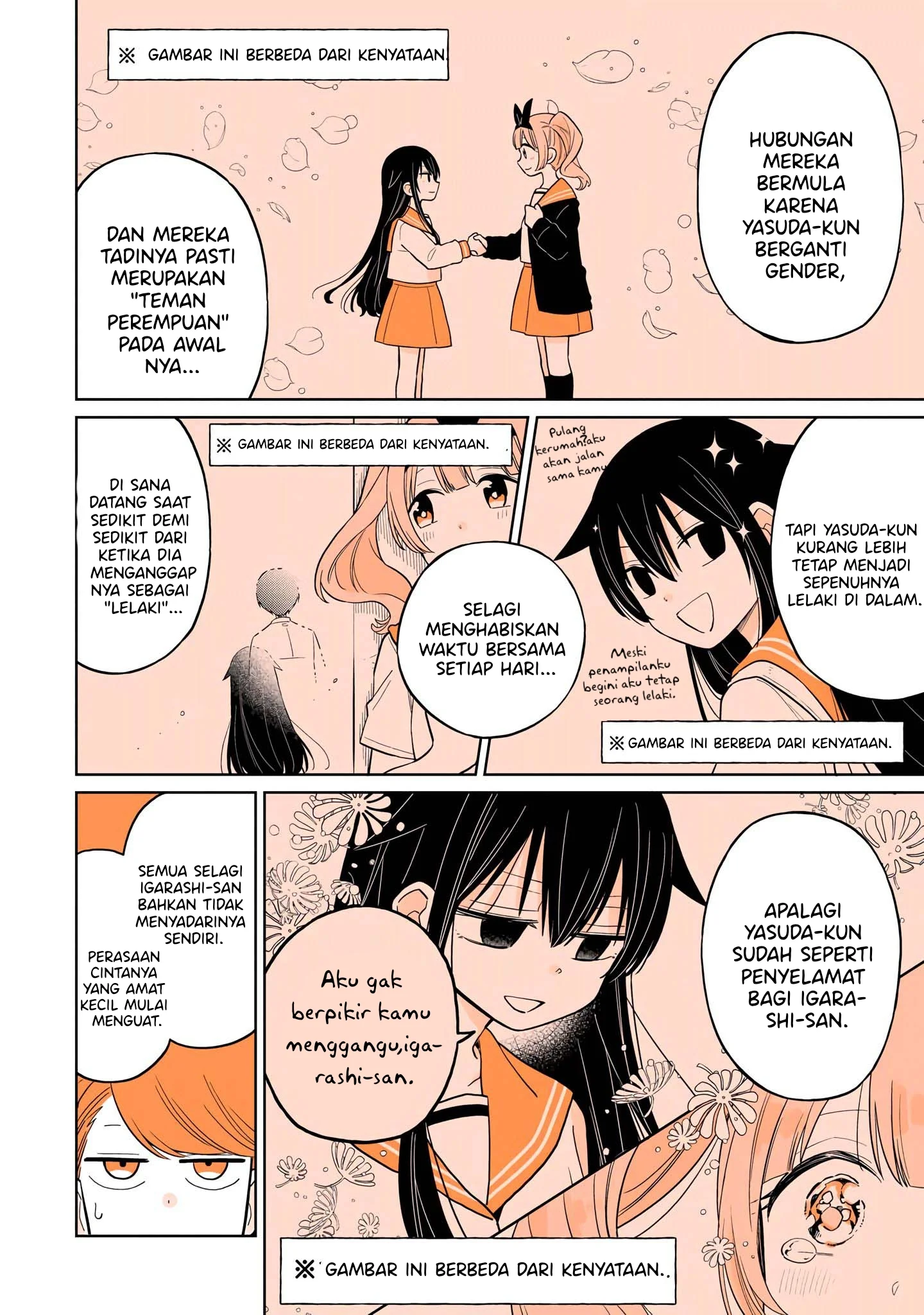 Mendoku Sagari Danshi Koukousei ga Asa Okitara Onnanoko ni Natteita Hanashi Chapter 12 - halaman 8