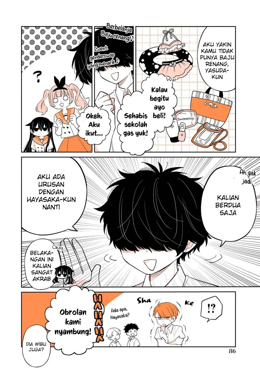 Mendoku Sagari Danshi Koukousei ga Asa Okitara Onnanoko ni Natteita Hanashi Chapter 14 - halaman 5