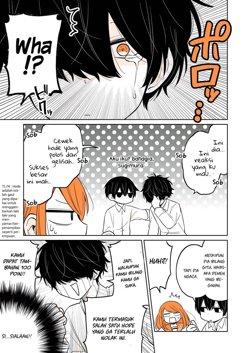 Mendoku Sagari Danshi Koukousei ga Asa Okitara Onnanoko ni Natteita Hanashi Chapter 15.2 - halaman 4