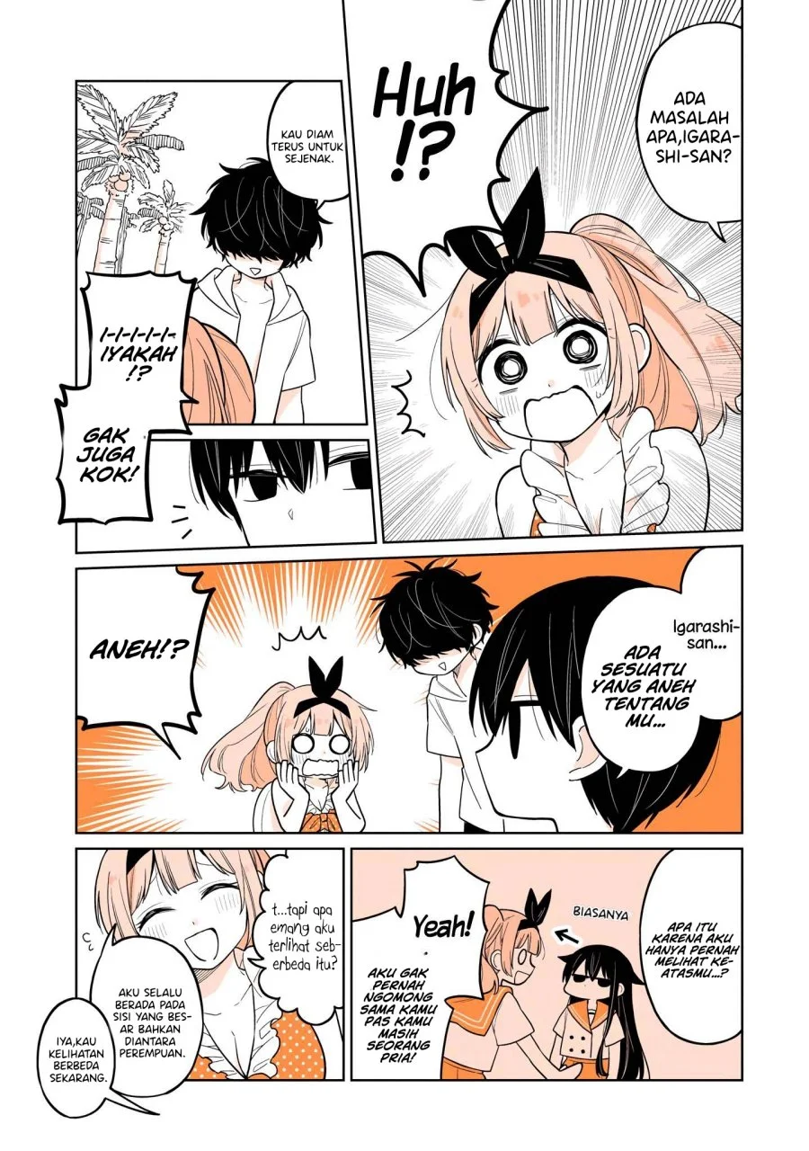 Mendoku Sagari Danshi Koukousei ga Asa Okitara Onnanoko ni Natteita Hanashi Chapter 16 - halaman 13