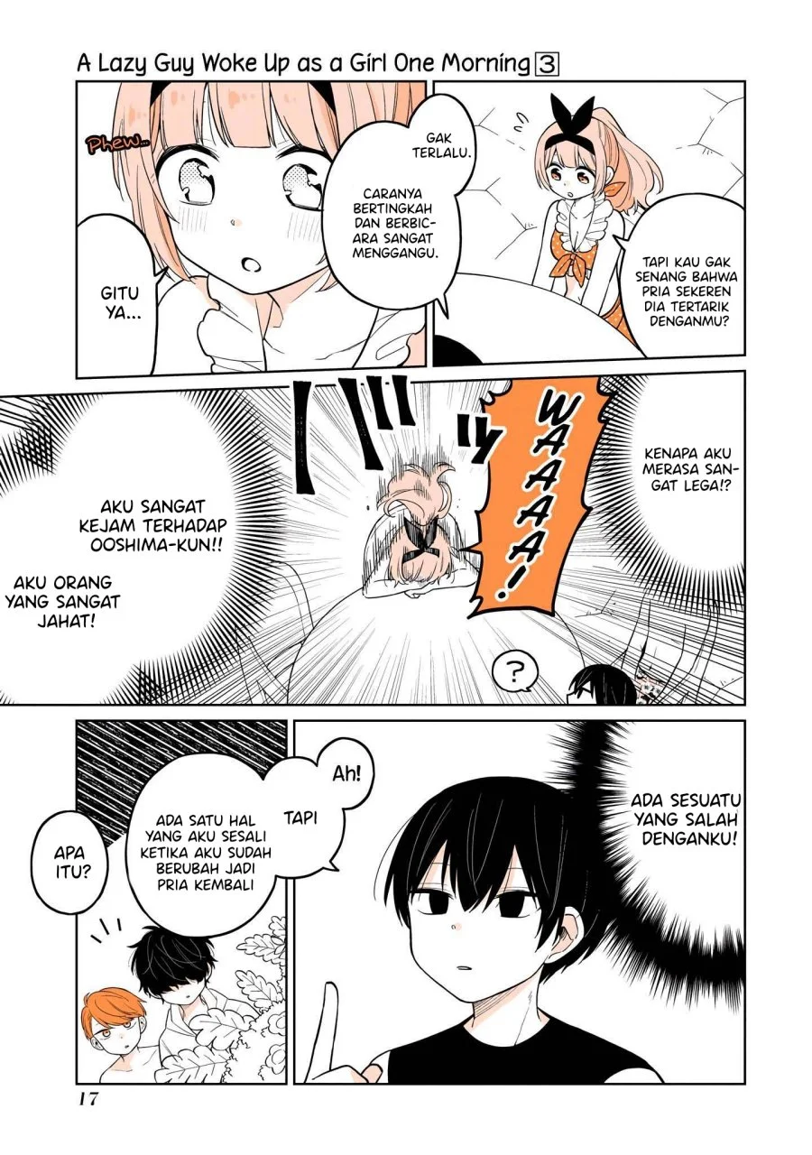 Mendoku Sagari Danshi Koukousei ga Asa Okitara Onnanoko ni Natteita Hanashi Chapter 16 - halaman 19