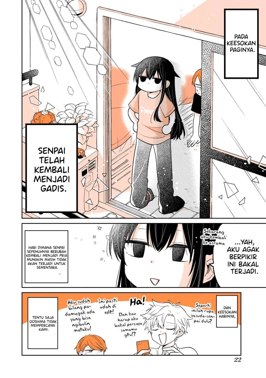 Mendoku Sagari Danshi Koukousei ga Asa Okitara Onnanoko ni Natteita Hanashi Chapter 16 - halaman 24
