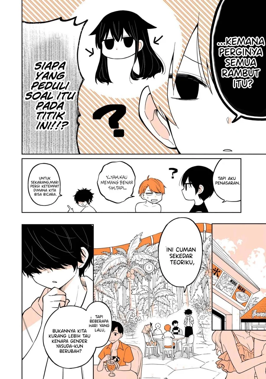 Mendoku Sagari Danshi Koukousei ga Asa Okitara Onnanoko ni Natteita Hanashi Chapter 16 - halaman 8