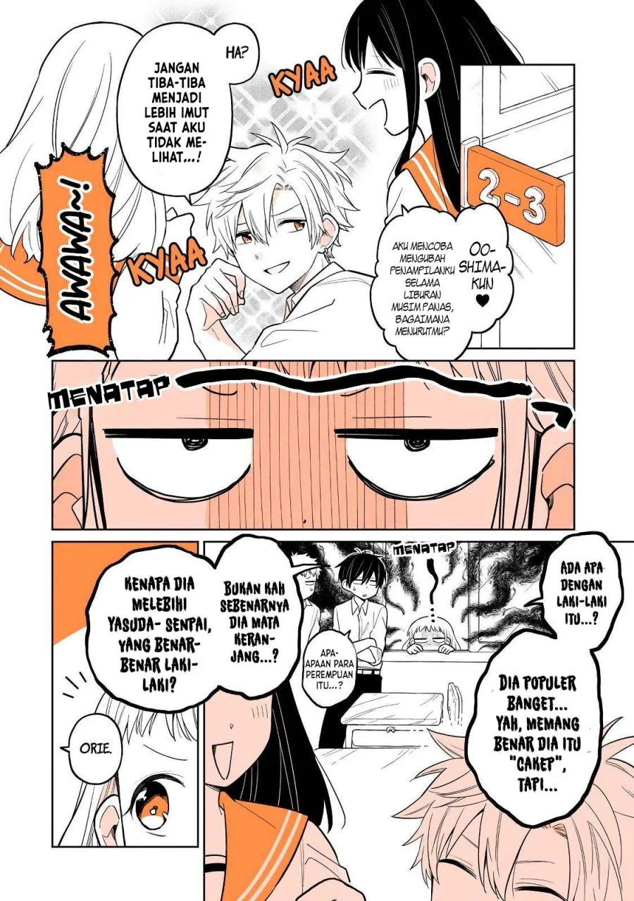 Mendoku Sagari Danshi Koukousei ga Asa Okitara Onnanoko ni Natteita Hanashi Chapter 17 - halaman 5