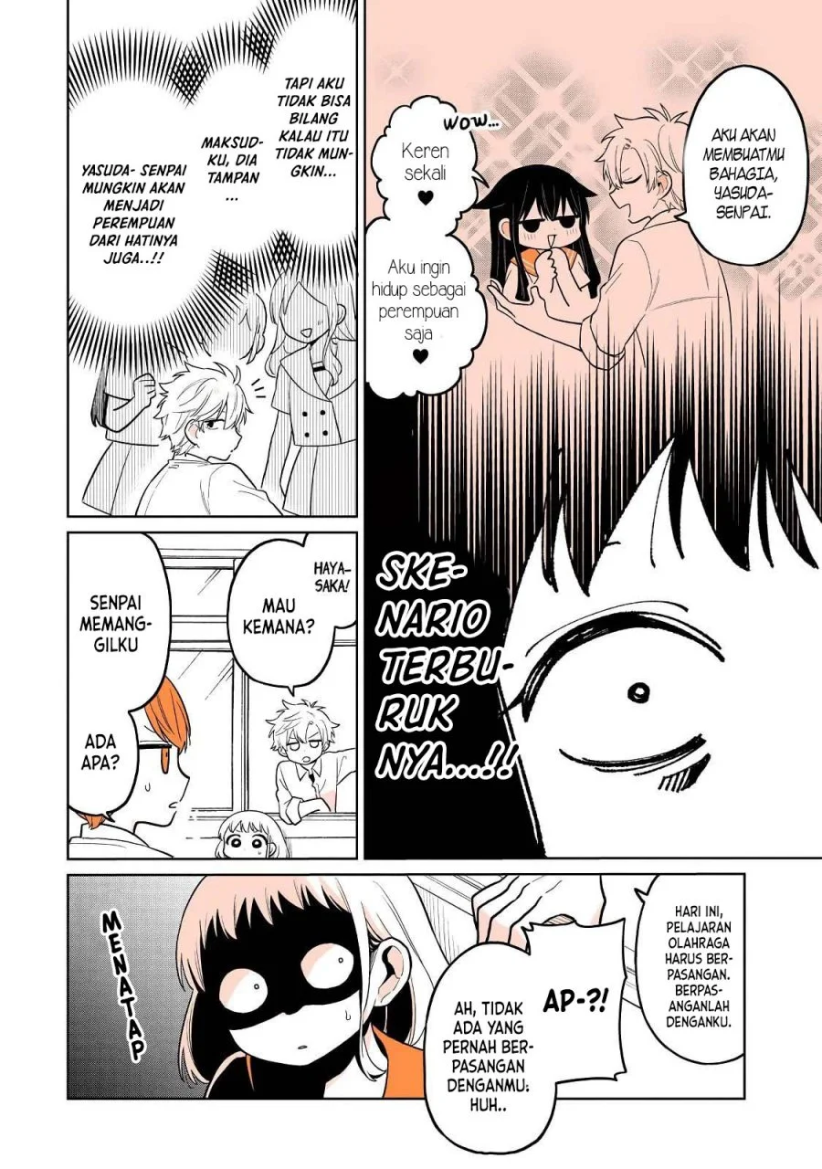 Mendoku Sagari Danshi Koukousei ga Asa Okitara Onnanoko ni Natteita Hanashi Chapter 17 - halaman 7