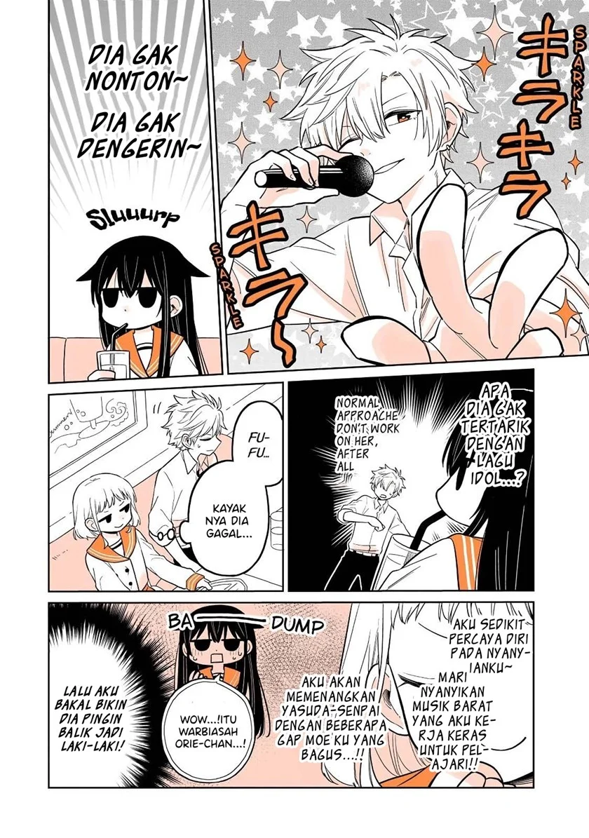 Mendoku Sagari Danshi Koukousei ga Asa Okitara Onnanoko ni Natteita Hanashi Chapter 18 - halaman 9