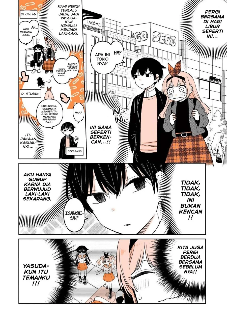 Mendoku Sagari Danshi Koukousei ga Asa Okitara Onnanoko ni Natteita Hanashi Chapter 20 - halaman 5