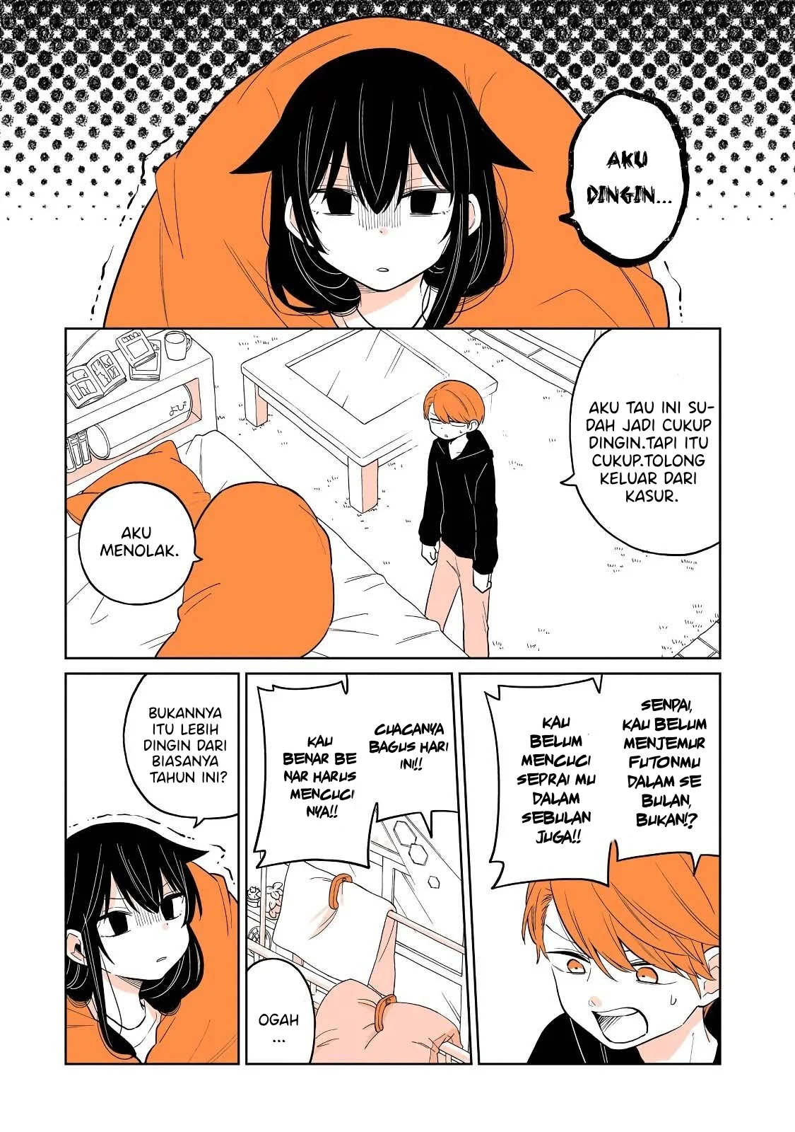 Mendoku Sagari Danshi Koukousei ga Asa Okitara Onnanoko ni Natteita Hanashi Chapter 21 - halaman 5