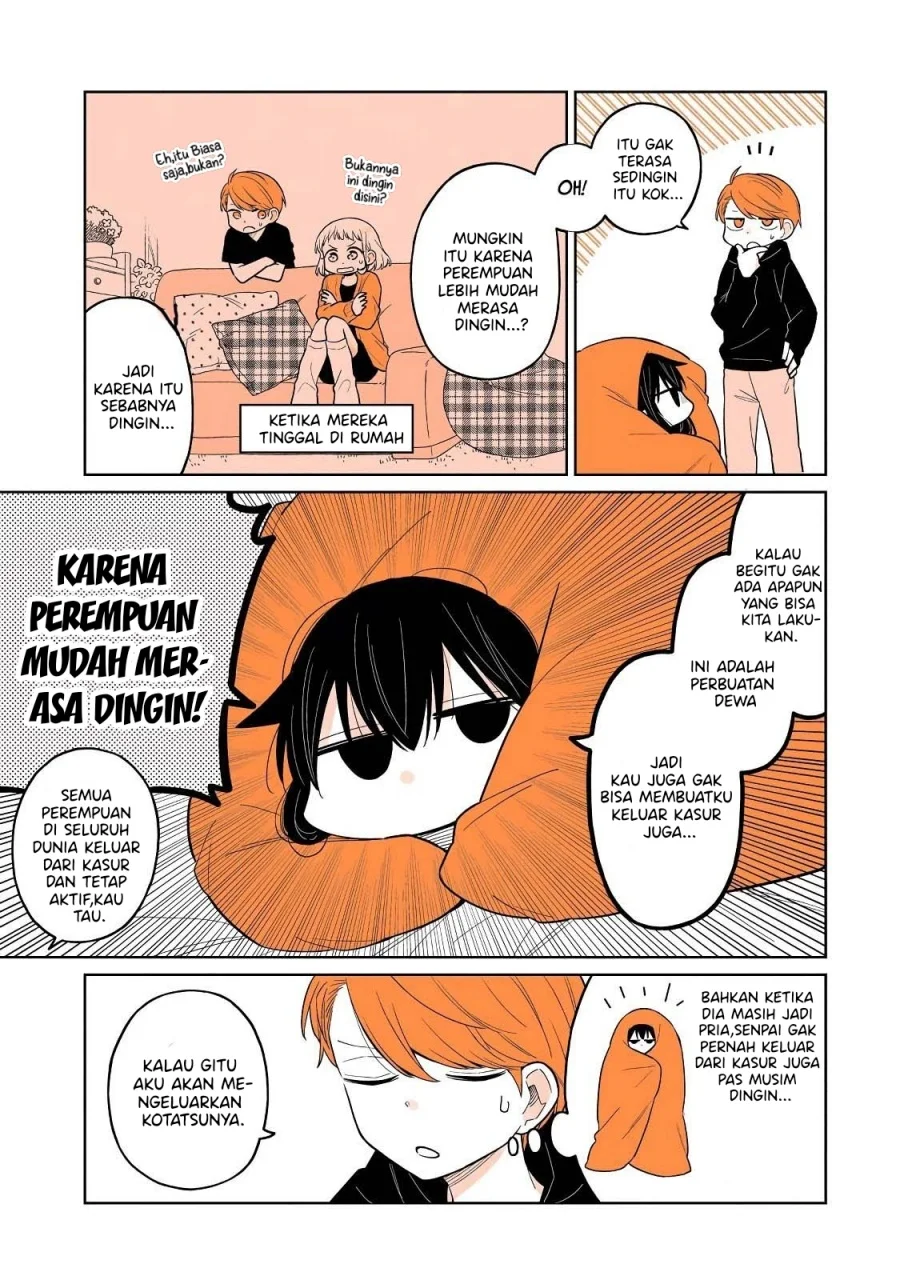 Mendoku Sagari Danshi Koukousei ga Asa Okitara Onnanoko ni Natteita Hanashi Chapter 21 - halaman 6
