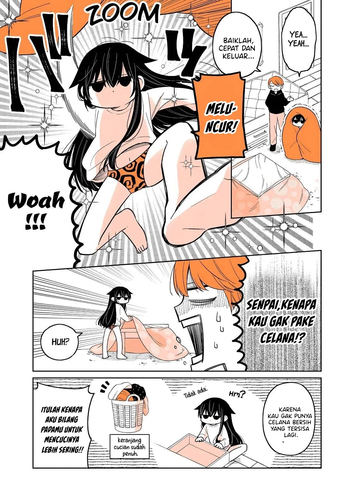 Mendoku Sagari Danshi Koukousei ga Asa Okitara Onnanoko ni Natteita Hanashi Chapter 21 - halaman 8