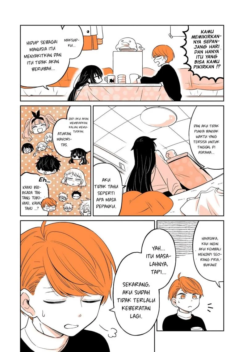 Mendoku Sagari Danshi Koukousei ga Asa Okitara Onnanoko ni Natteita Hanashi Chapter 22 - halaman 19