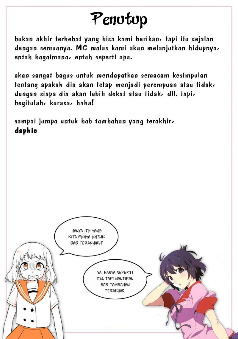 Mendoku Sagari Danshi Koukousei ga Asa Okitara Onnanoko ni Natteita Hanashi Chapter 22 - halaman 27