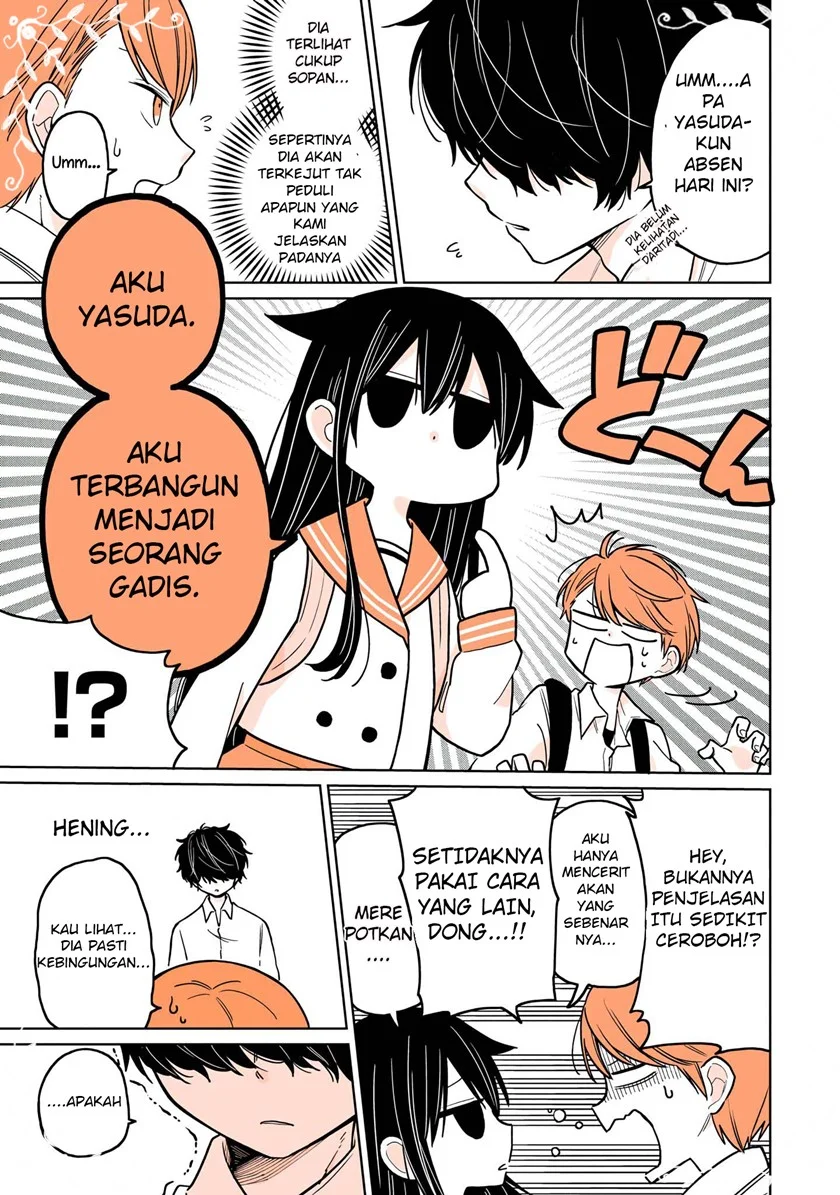 Mendoku Sagari Danshi Koukousei ga Asa Okitara Onnanoko ni Natteita Hanashi Chapter 3 - halaman 6