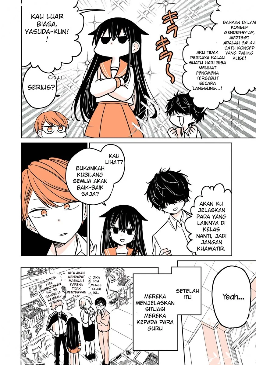 Mendoku Sagari Danshi Koukousei ga Asa Okitara Onnanoko ni Natteita Hanashi Chapter 3 - halaman 9