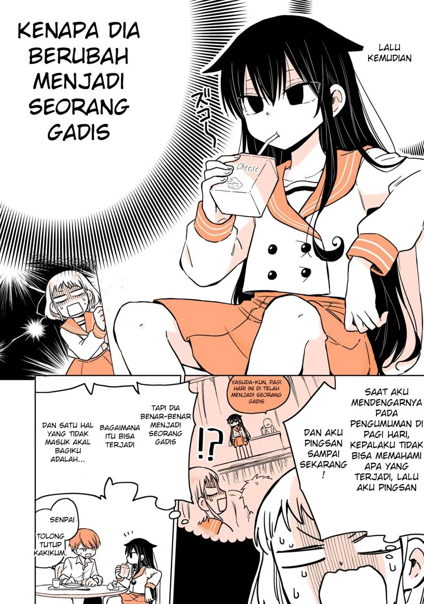 Mendoku Sagari Danshi Koukousei ga Asa Okitara Onnanoko ni Natteita Hanashi Chapter 5 - halaman 4