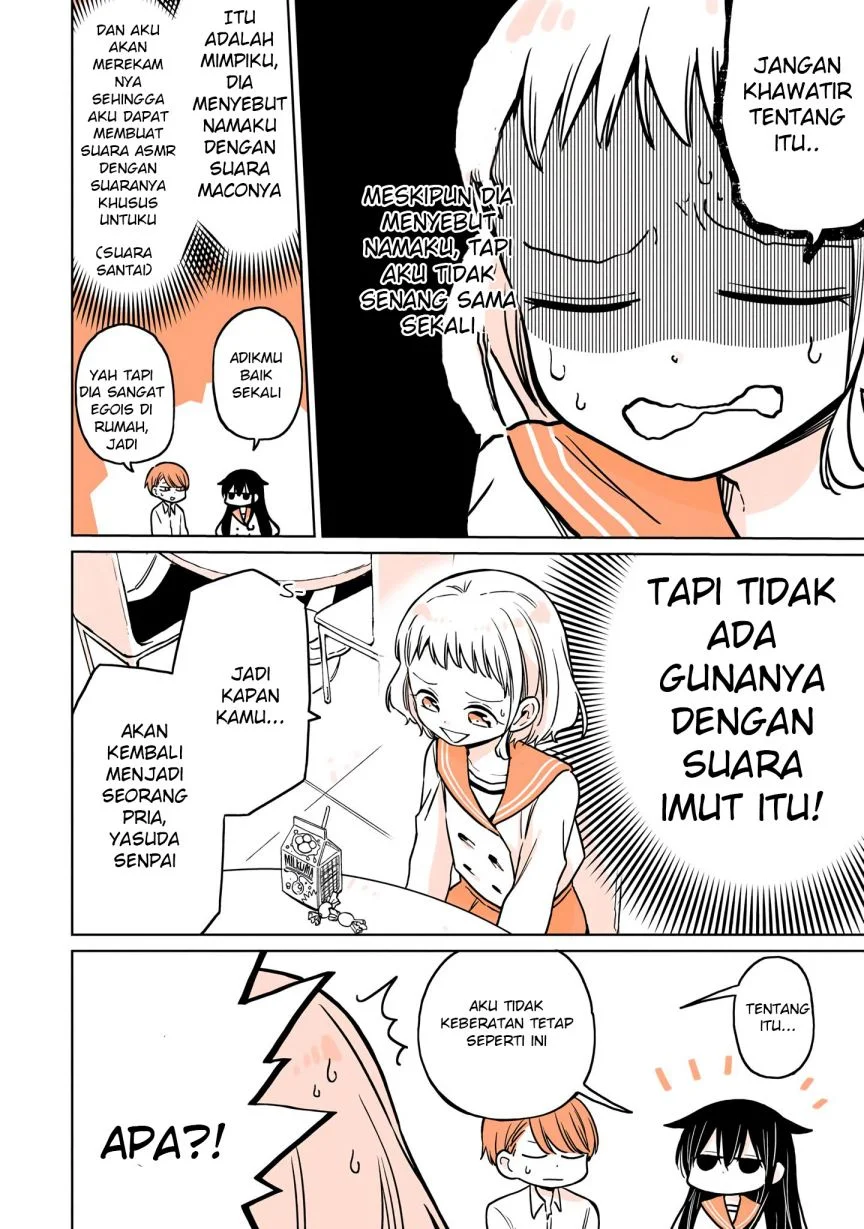 Mendoku Sagari Danshi Koukousei ga Asa Okitara Onnanoko ni Natteita Hanashi Chapter 5 - halaman 8
