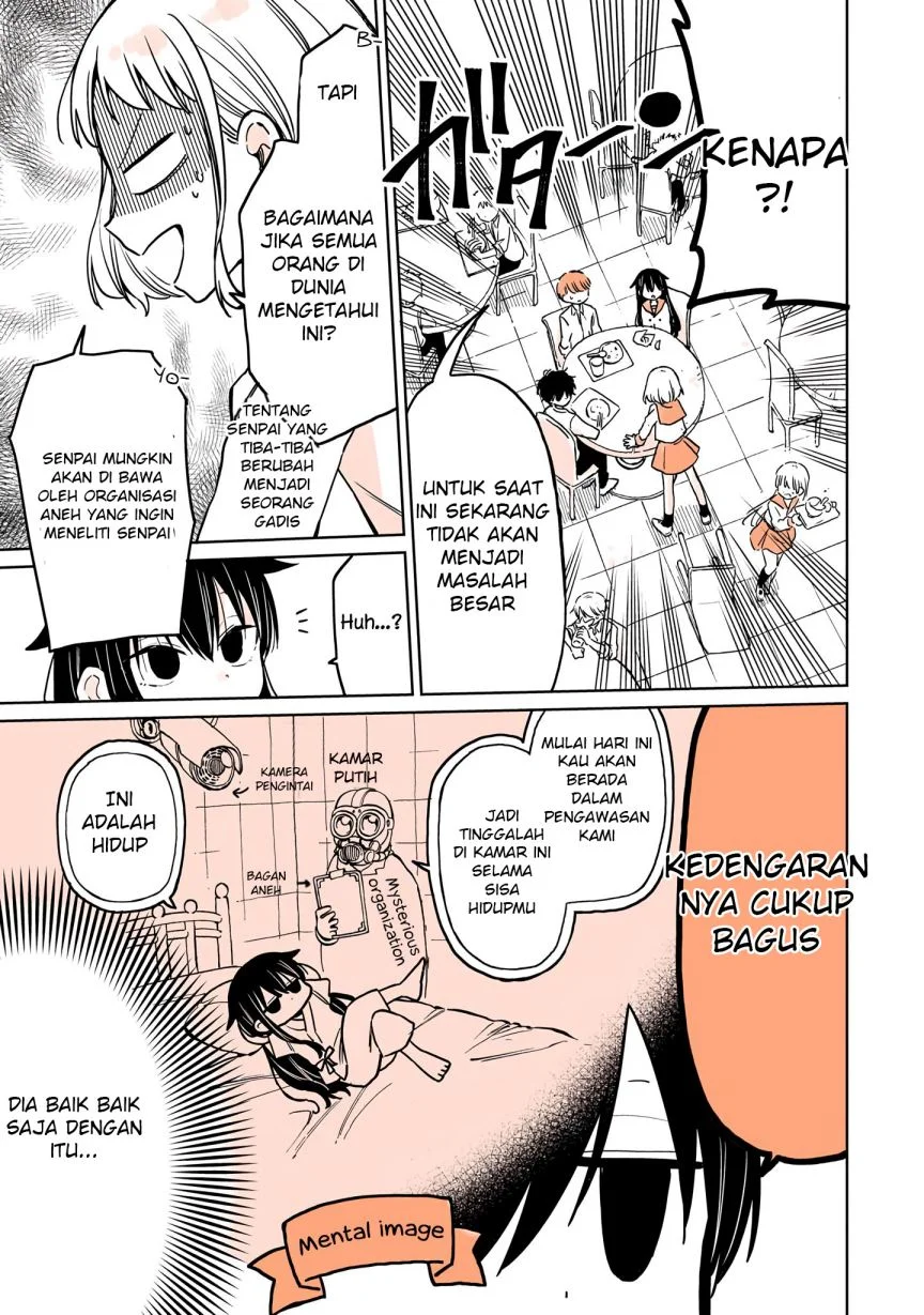 Mendoku Sagari Danshi Koukousei ga Asa Okitara Onnanoko ni Natteita Hanashi Chapter 5 - halaman 9