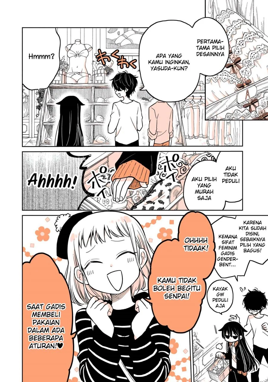 Mendoku Sagari Danshi Koukousei ga Asa Okitara Onnanoko ni Natteita Hanashi Chapter 6 - halaman 12