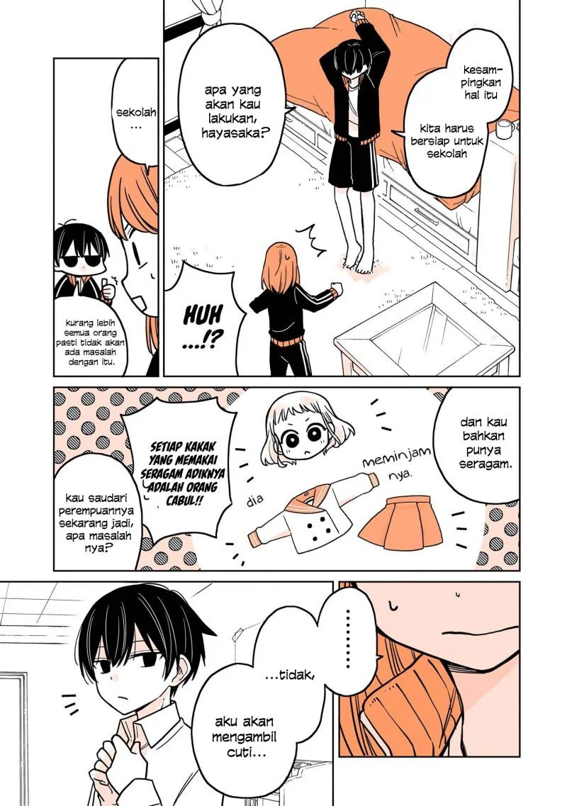 Mendoku Sagari Danshi Koukousei ga Asa Okitara Onnanoko ni Natteita Hanashi Chapter 8.2 - halaman 6