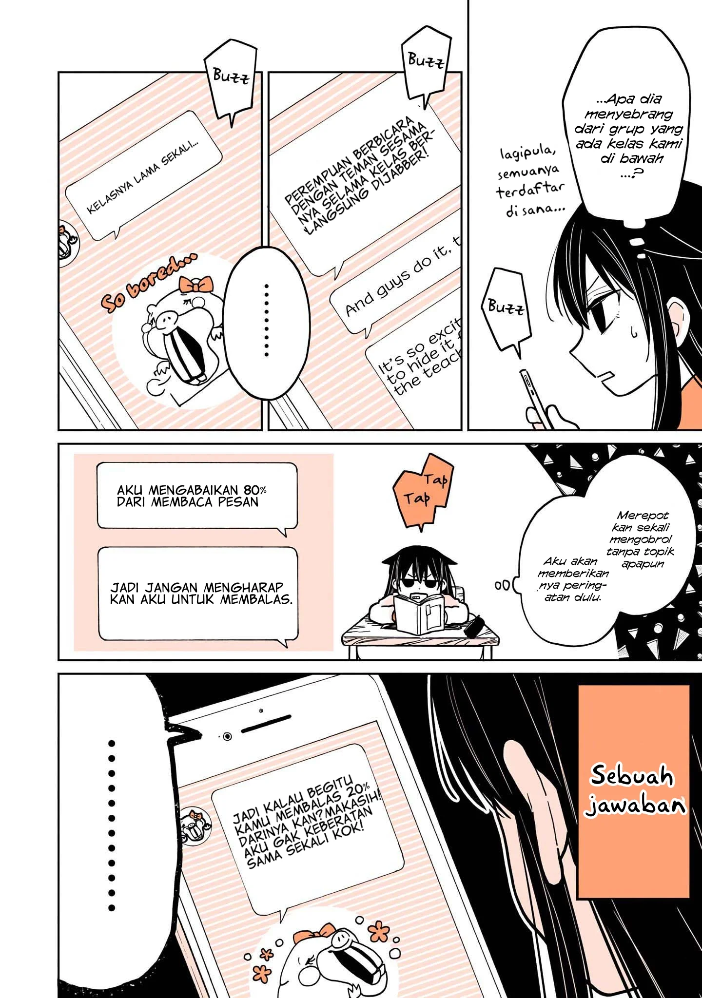 Mendoku Sagari Danshi Koukousei ga Asa Okitara Onnanoko ni Natteita Hanashi Chapter 8 - halaman 10
