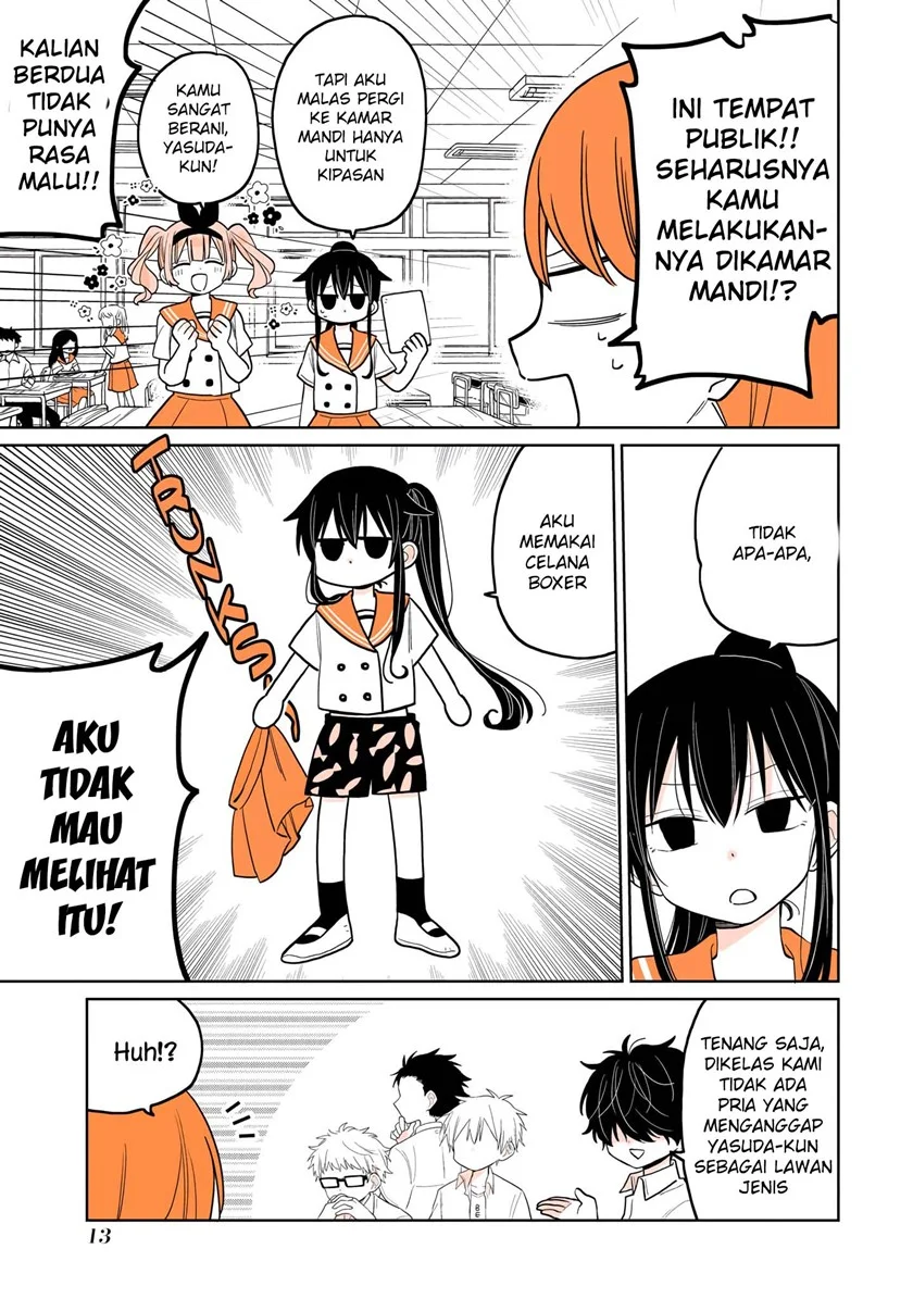 Mendoku Sagari Danshi Koukousei ga Asa Okitara Onnanoko ni Natteita Hanashi Chapter 9 - halaman 15